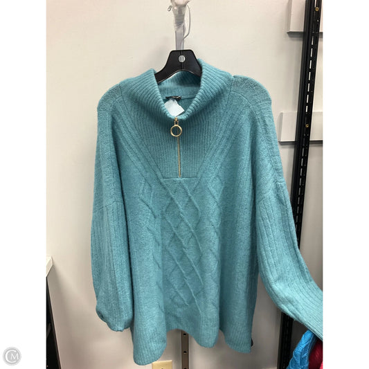 Sweater By Talbots In Blue, Size: 3x