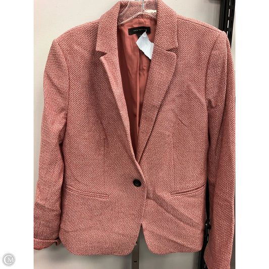 Blazer By Ann Taylor In Pink, Size: 12