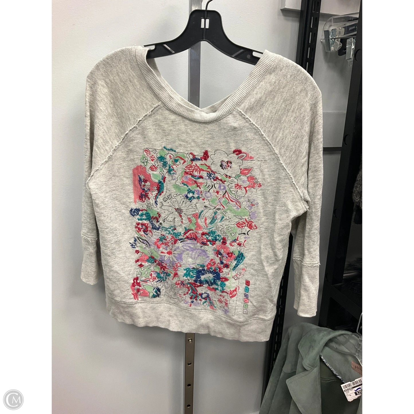 Top Long Sleeve By Clothes Mentor In Floral Print, Size: S