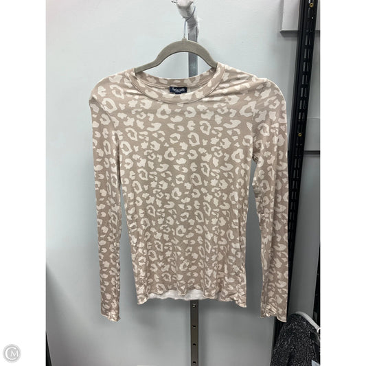 Top Long Sleeve By Splendid In Animal Print, Size: Xs