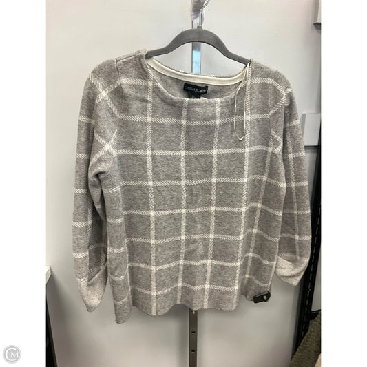 Sweater By Cynthia Rowley In Checkered Pattern, Size: L