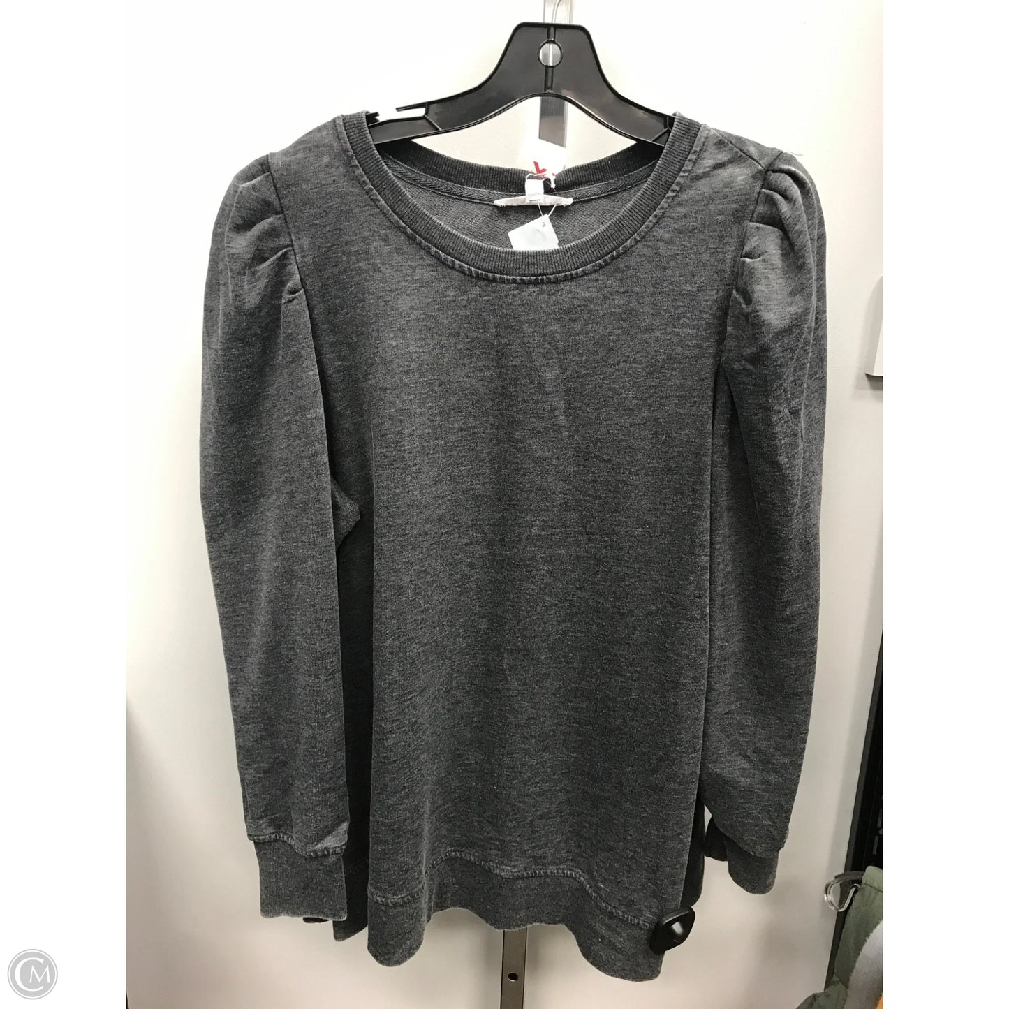 Top Long Sleeve By Jane And Delancey In Grey, Size: 1x