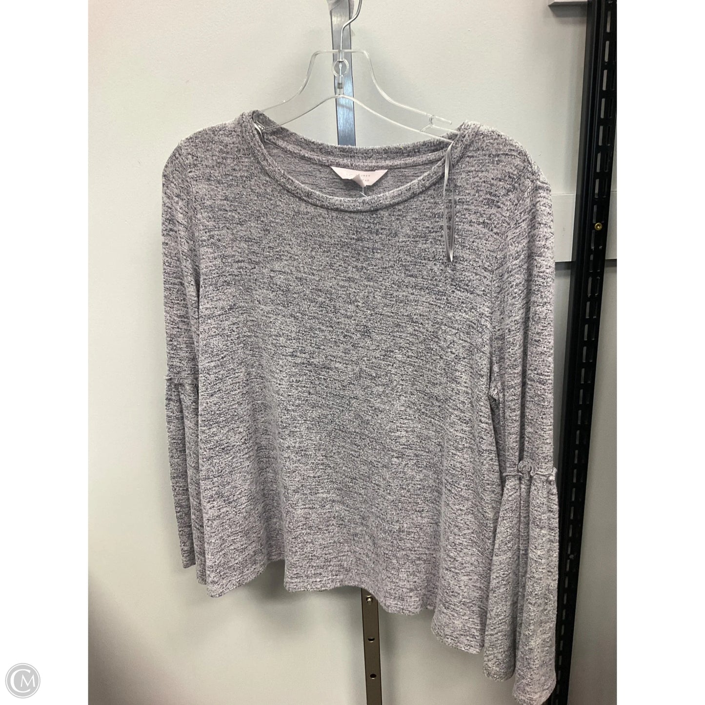 Top Long Sleeve By Lc Lauren Conrad In Silver, Size: M