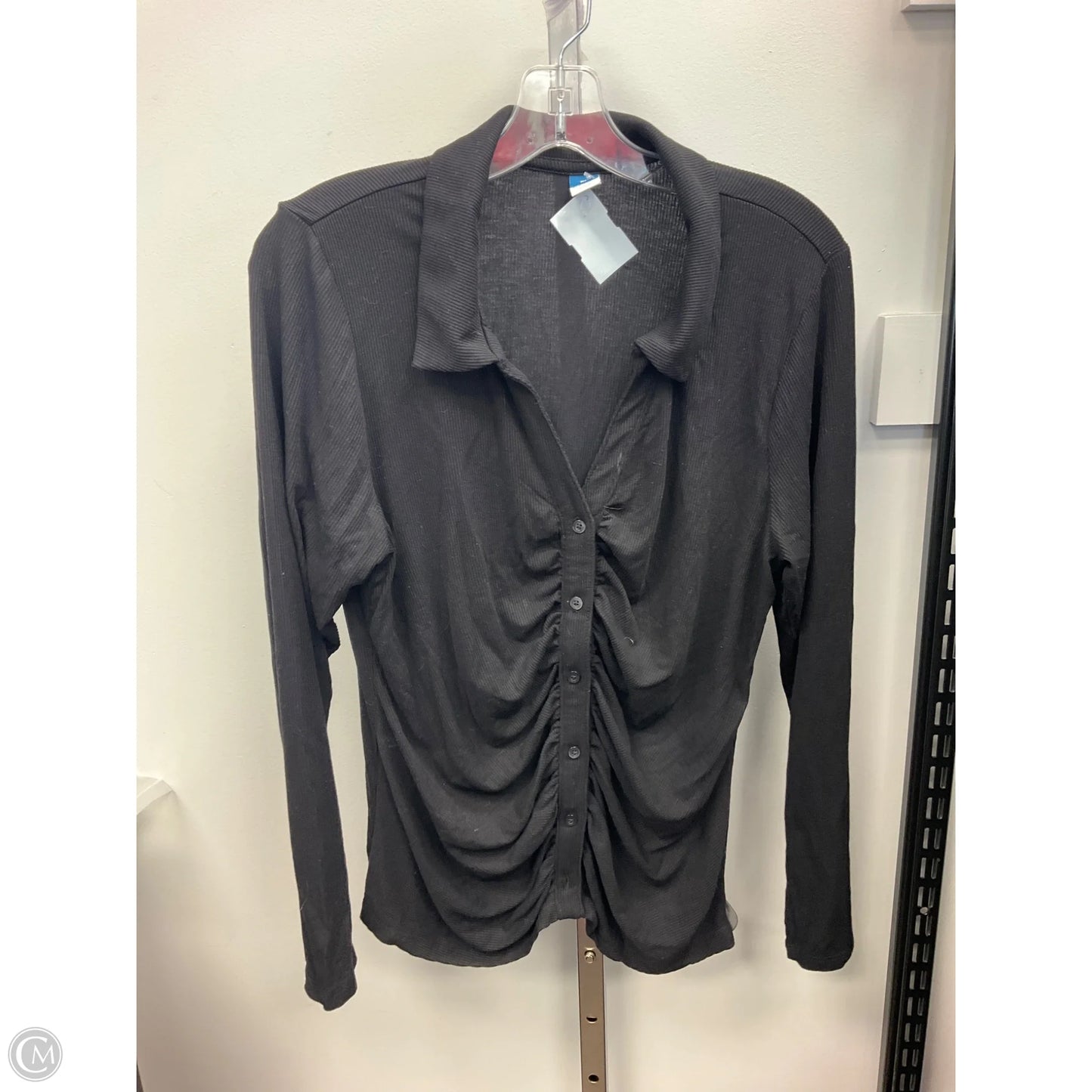 Top Long Sleeve By Old Navy In Black, Size: Xl