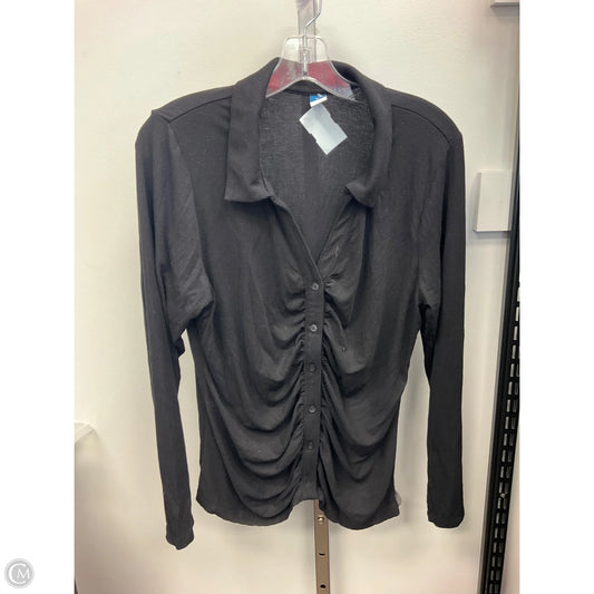 Top Long Sleeve By Old Navy In Black, Size: Xl