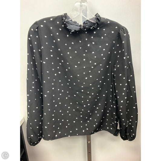 Top Long Sleeve By Shein In Black, Size: Xs