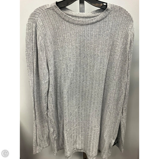 Top Long Sleeve By Lou And Grey In Grey, Size: Xl