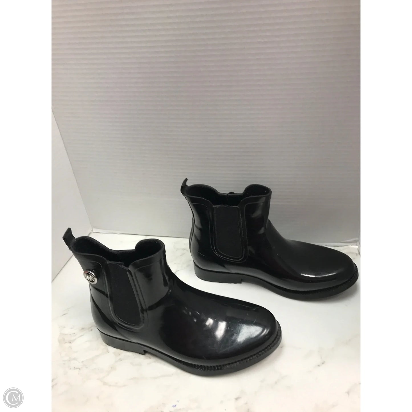 Boots Designer By Michael Kors In Black, Size: 7