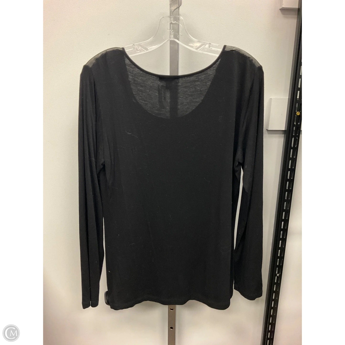 Top Long Sleeve By Willi Smith In Black, Size: L