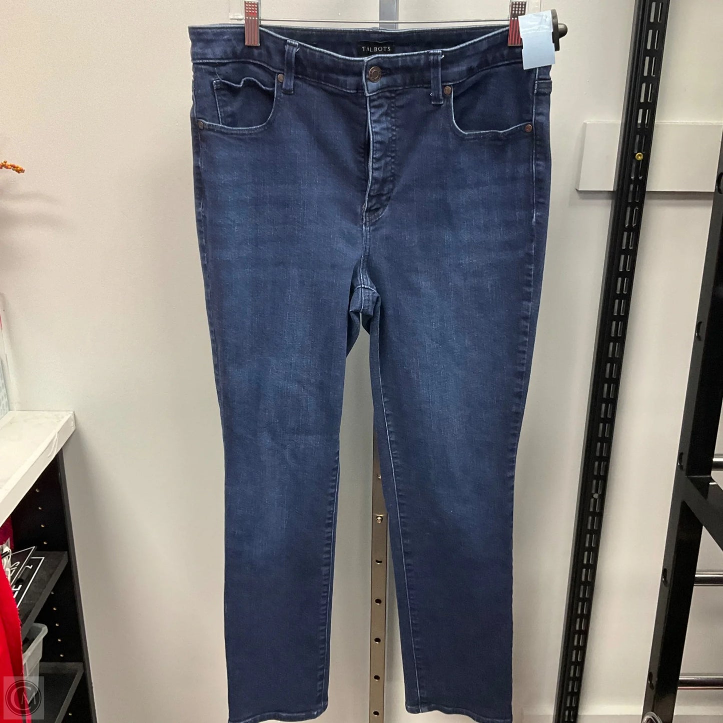 Jeans Straight By Talbots In Blue, Size: 12p