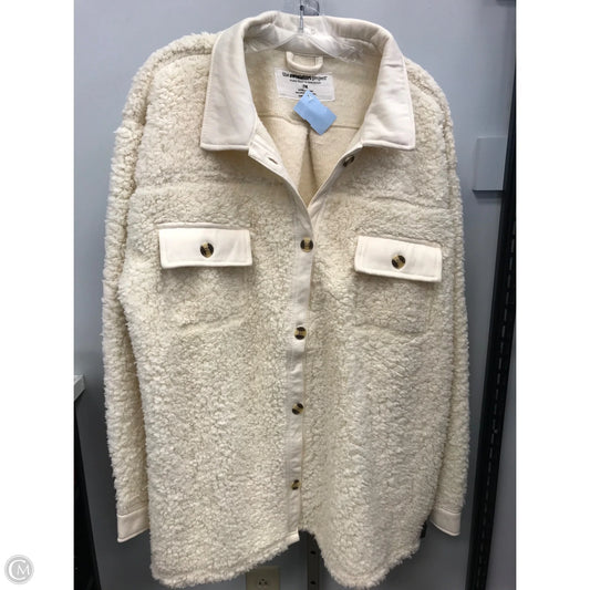 Jacket Fleece By The Sweatshirt Project In Cream, Size: 3x