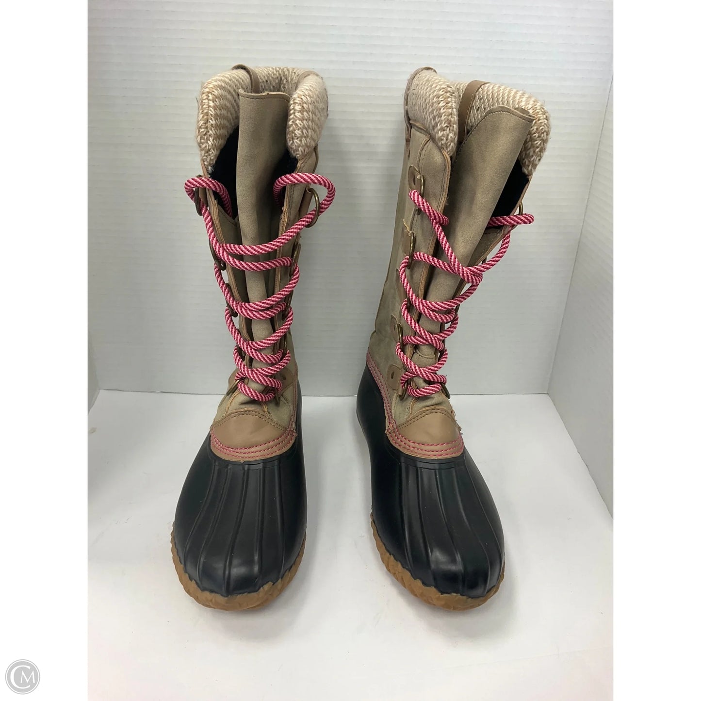 Boots Snow By Esprit In Tan, Size: 8