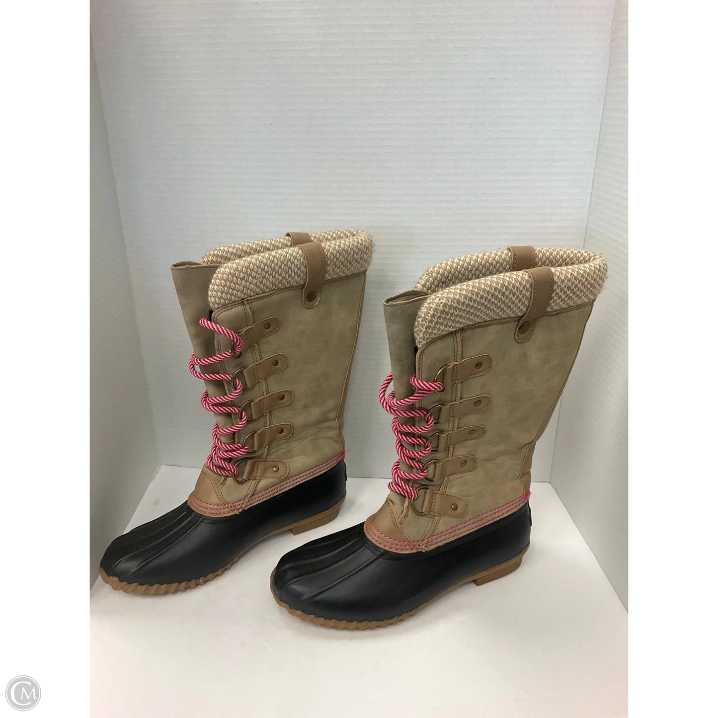 Boots Snow By Esprit In Tan, Size: 8