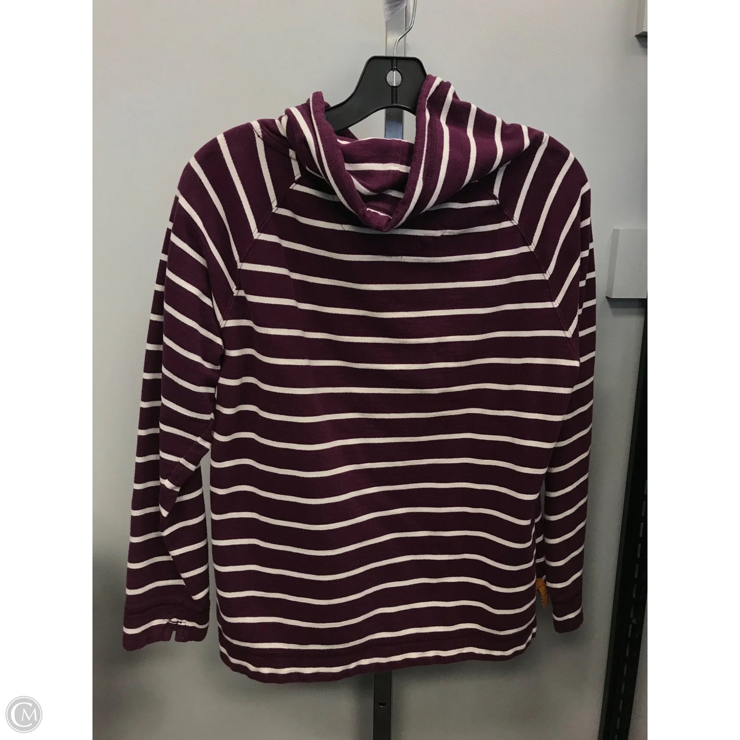 Top Long Sleeve By Orvis In Striped Pattern, Size: S