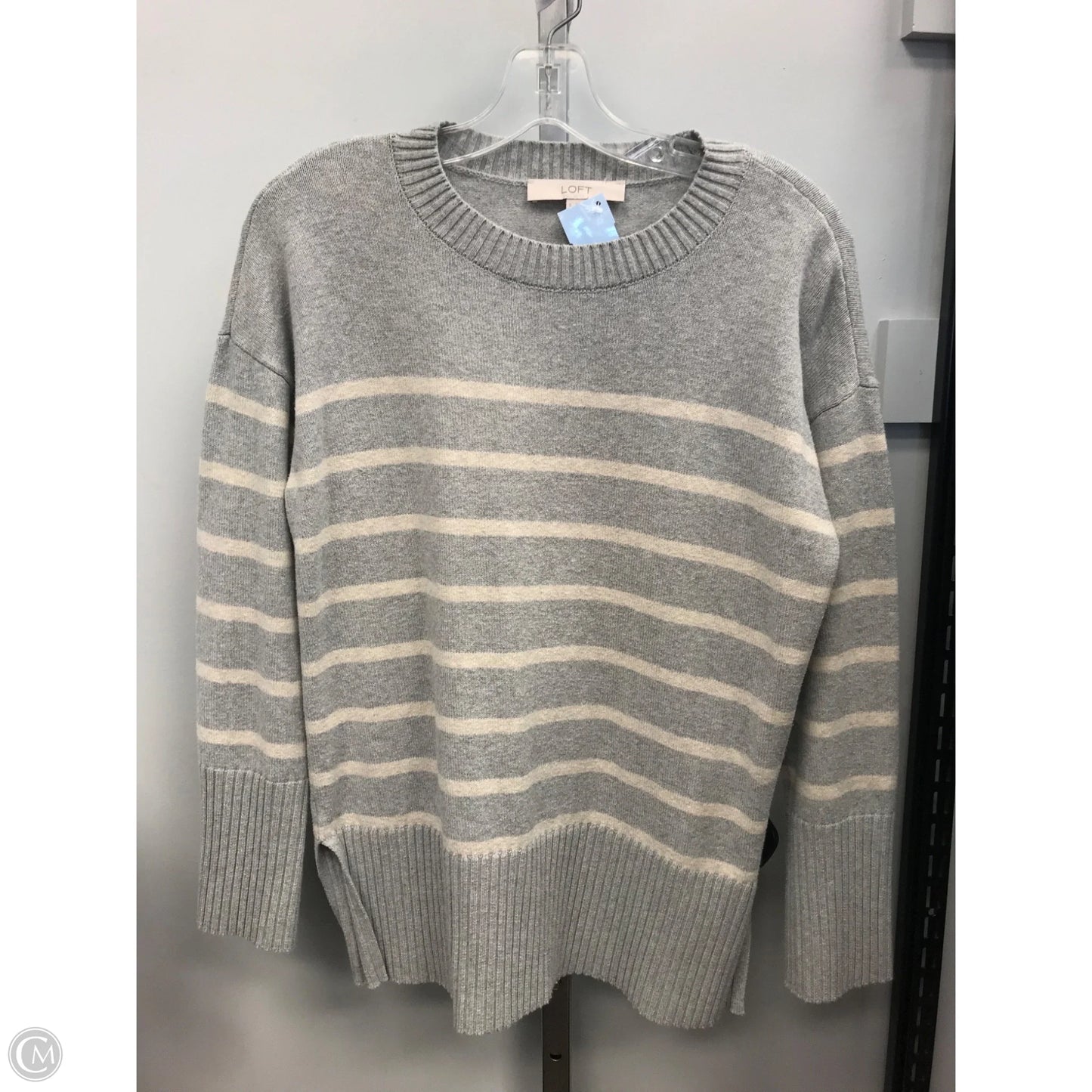 Sweater By Loft In Striped Pattern, Size: S