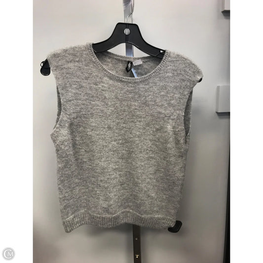 Vest Sweater By Divided In Grey, Size: M