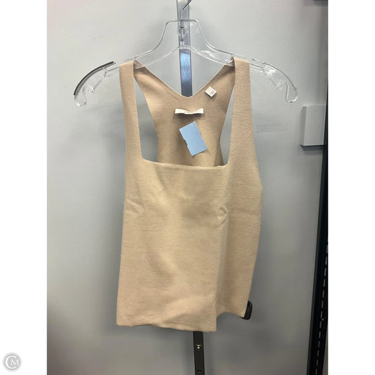 Top Sleeveless By Vince In Tan, Size: M
