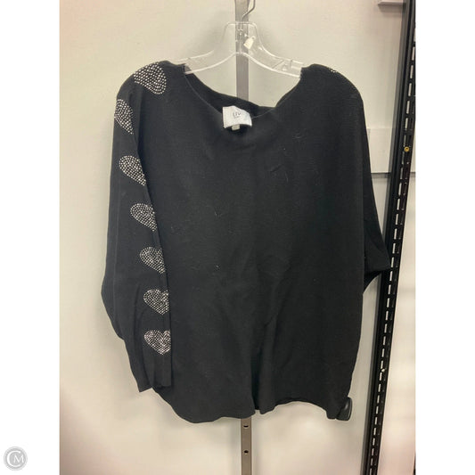 Sweater By Milano In Black, Size: 1x