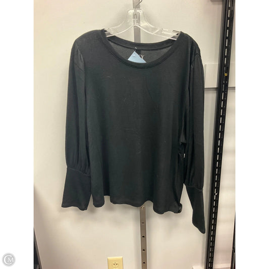 Top Long Sleeve By New York And Co In Black, Size: Xl