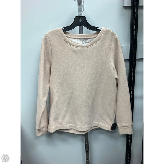 Top Long Sleeve By Loft In Tan, Size: S