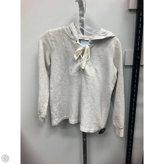 Sweatshirt Hoodie By Loft In Grey, Size: Xs