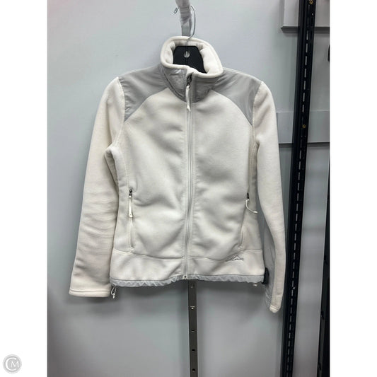 Jacket Fleece By Eddie Bauer In White, Size: Xs