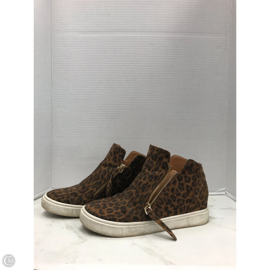 Shoes Sneakers By Jf In Animal Print, Size: 7.5