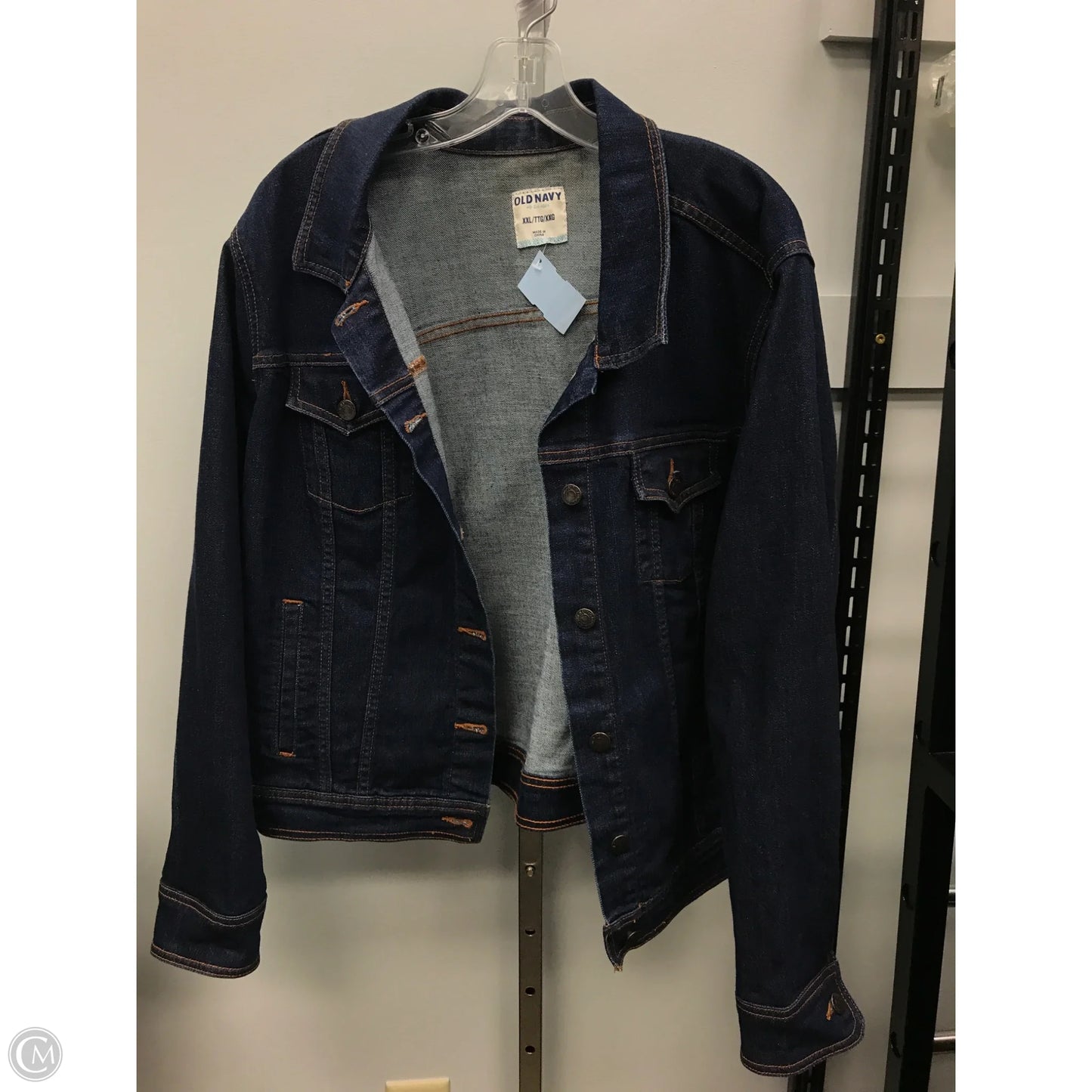 Jacket Denim By Old Navy In Blue, Size: Xxl
