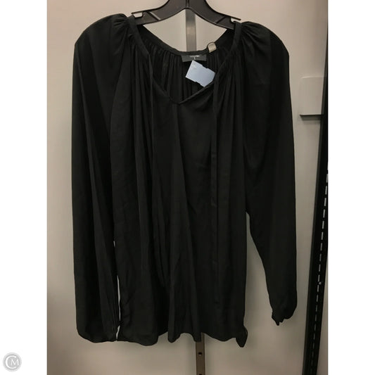 Top Long Sleeve By Tahari In Black, Size: M