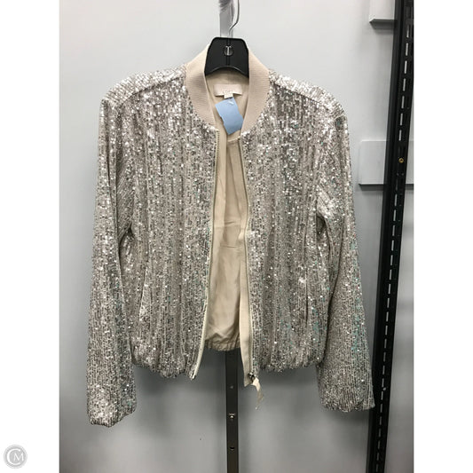 Blazer By Loft In Silver, Size: Xs