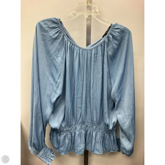 Top Long Sleeve By Marc New York In Blue, Size: Xl