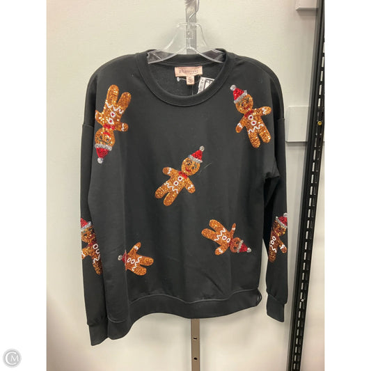 Top Long Sleeve By Philosophy In Black, Size: S