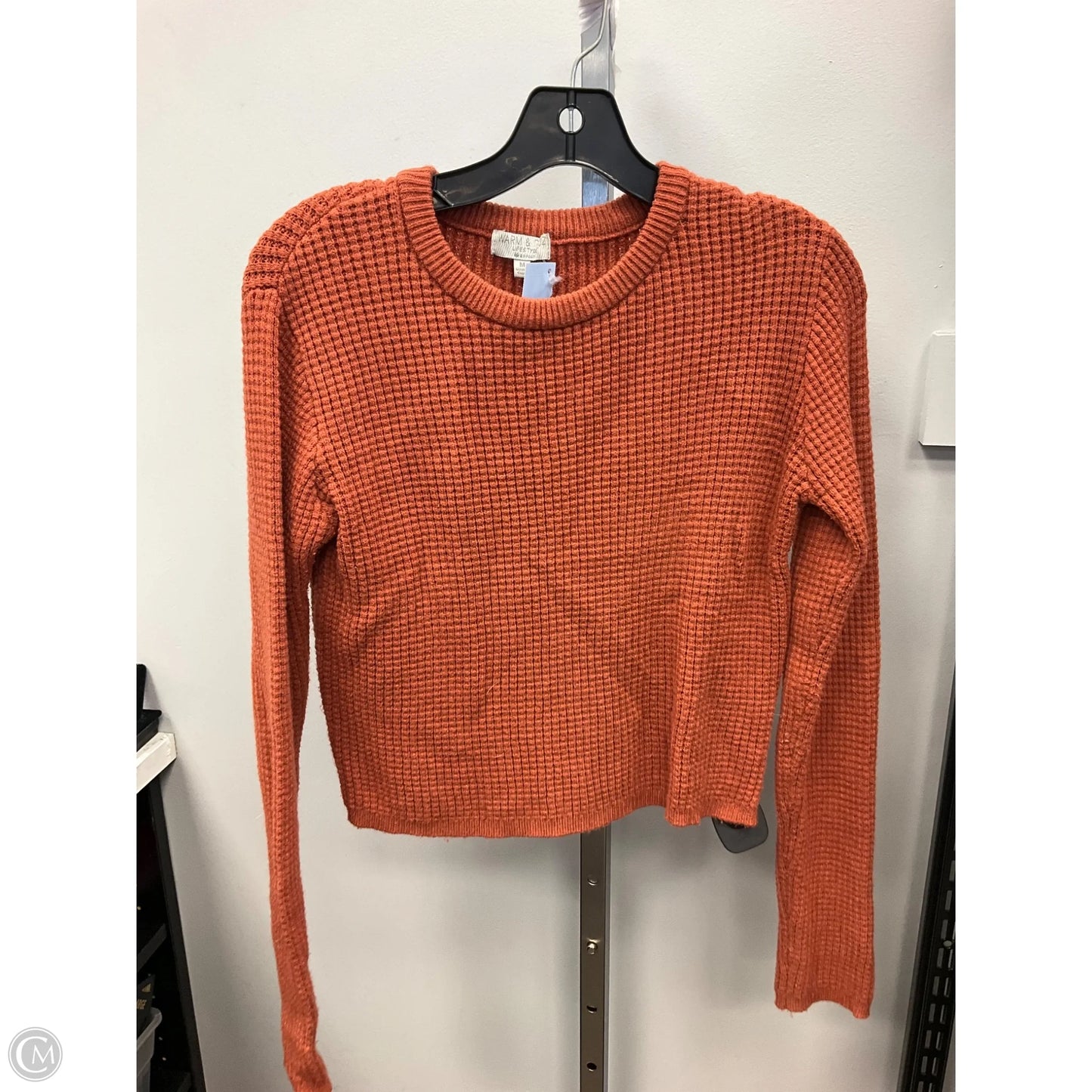 Sweater By Clothes Mentor In Orange, Size: M