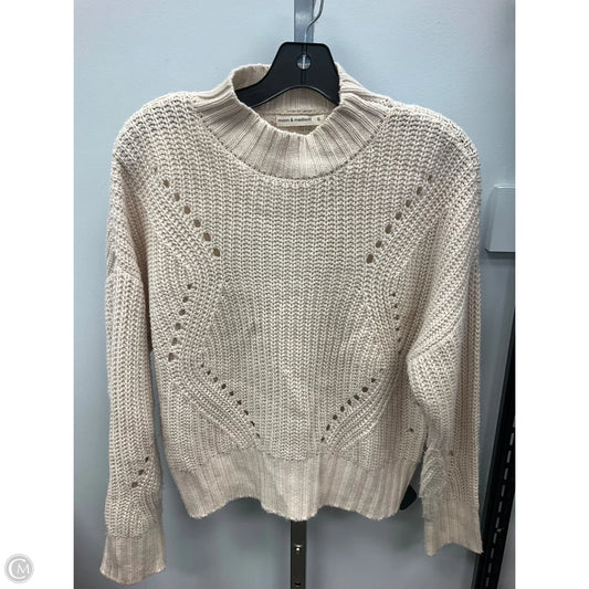 Sweater By Moon And Madison In Cream, Size: S