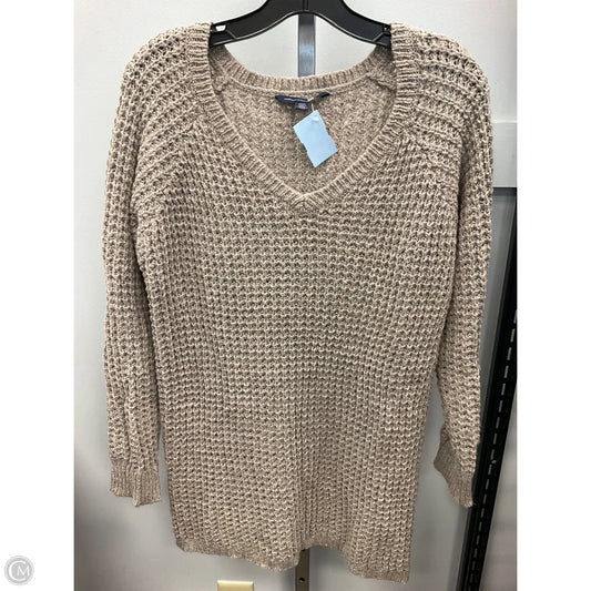 Sweater By American Eagle In Tan, Size: M