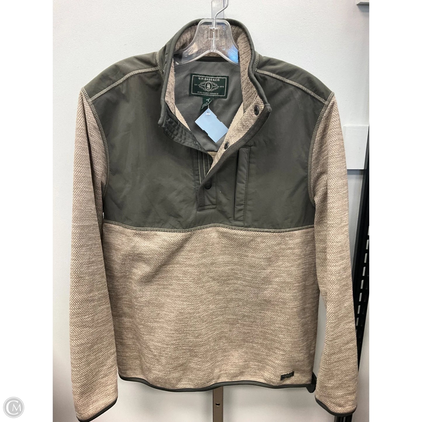 Sweatshirt Collar By Gh Bass And Co In Tan, Size: M