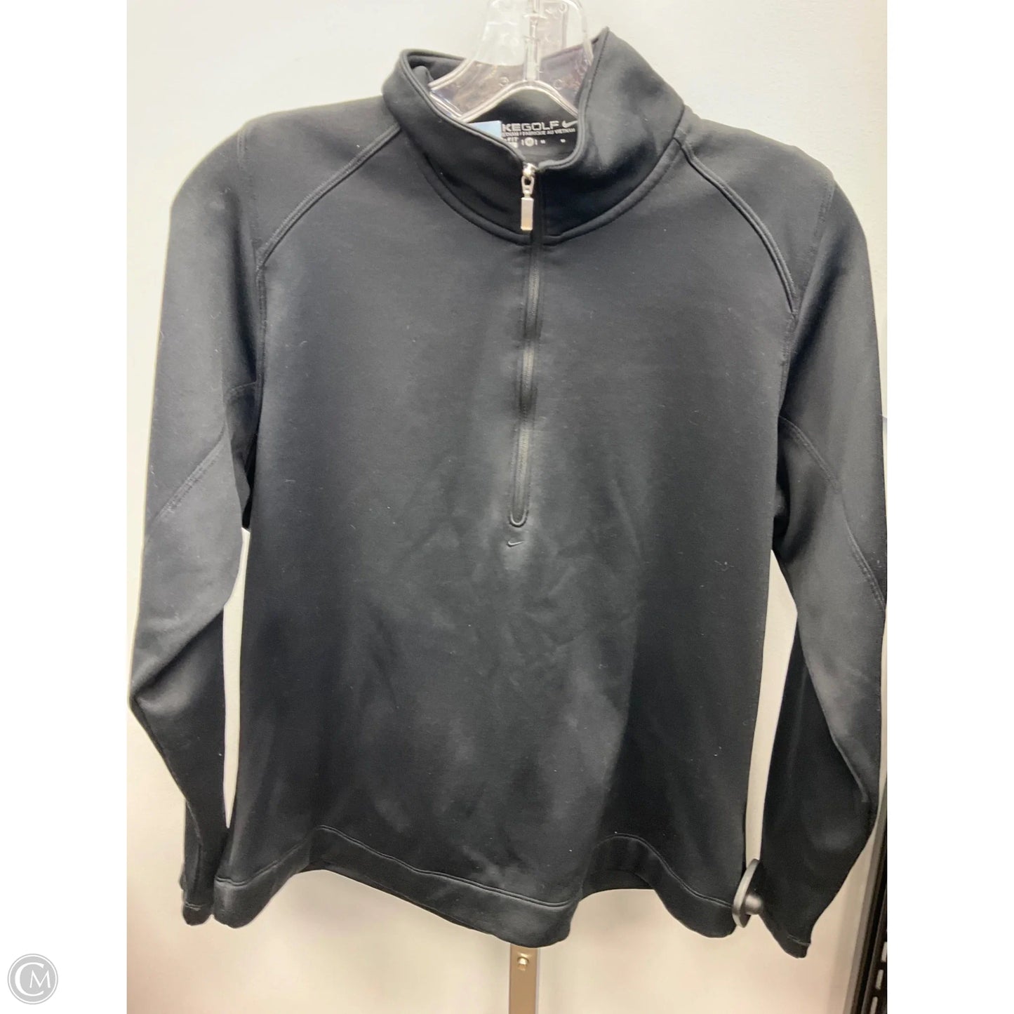 Sweatshirt Collar By Nike In Black, Size: M