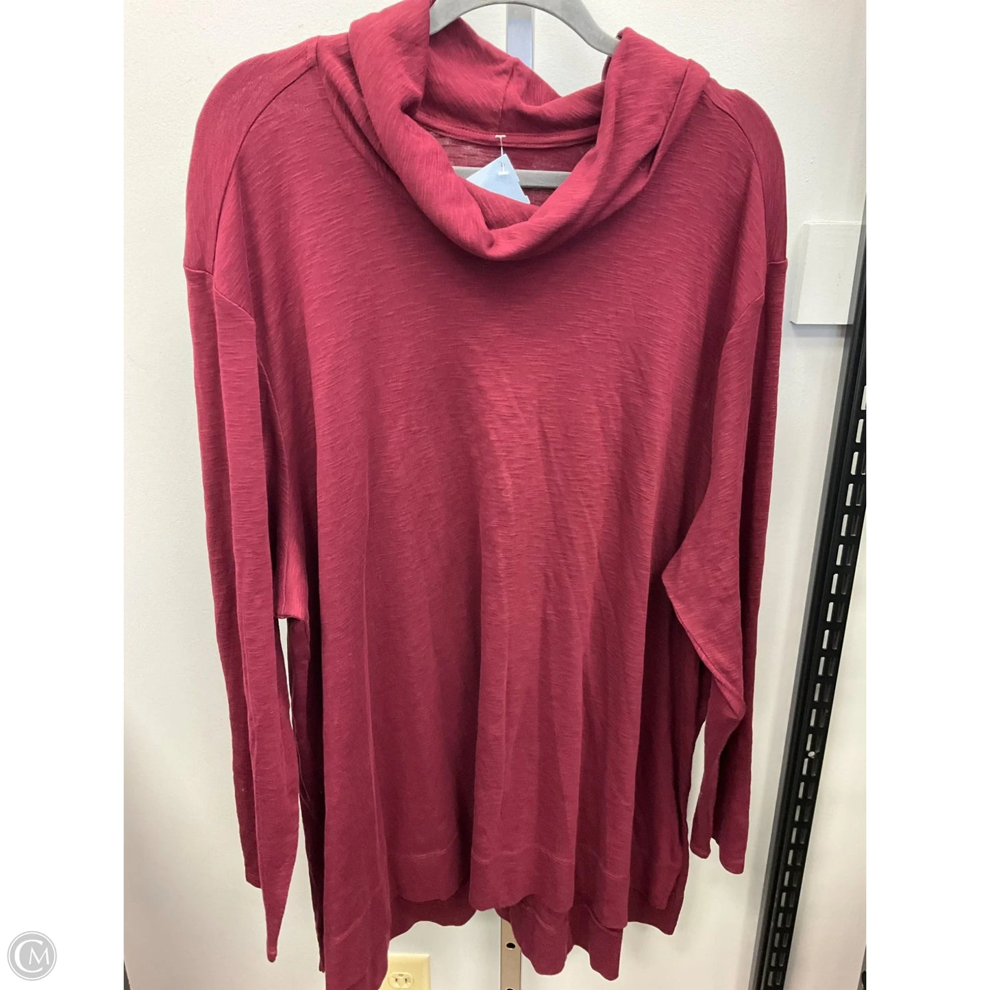 Top Long Sleeve By J. Jill In Red, Size: 4x