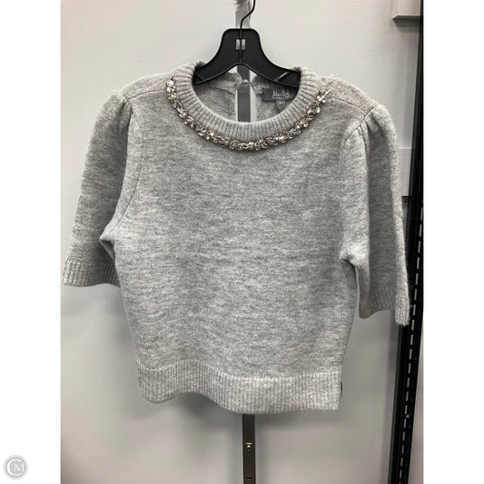 Sweater Short Sleeve By Marled In Grey, Size: M