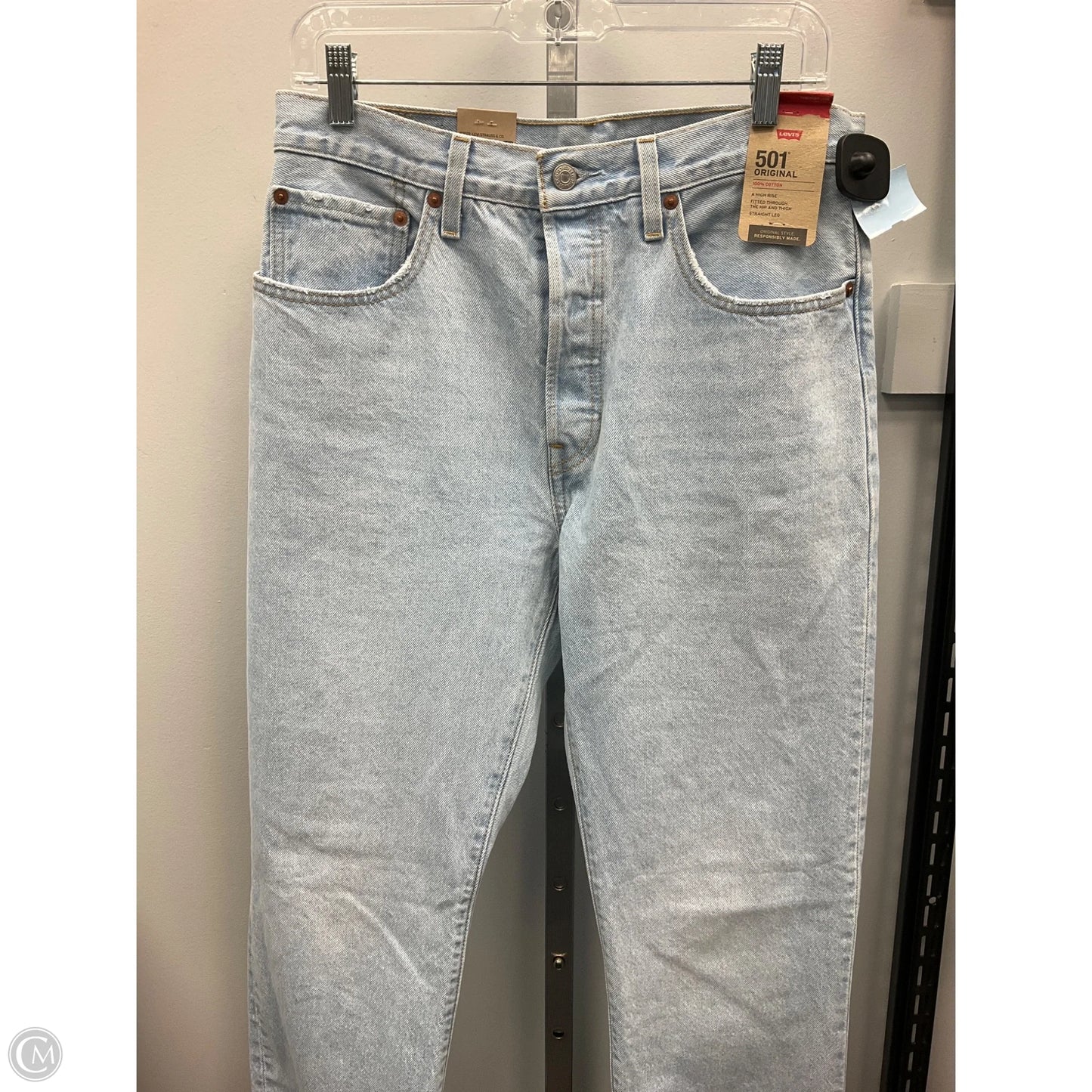 Jeans Straight By Levis In Blue, Size: 8