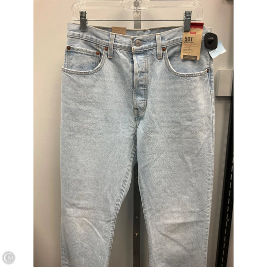 Jeans Straight By Levis In Blue, Size: 8
