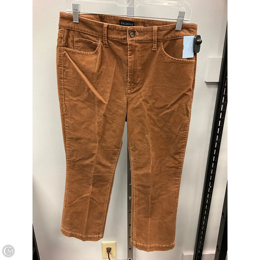 Pants Corduroy By Talbots In Brown, Size: 8p