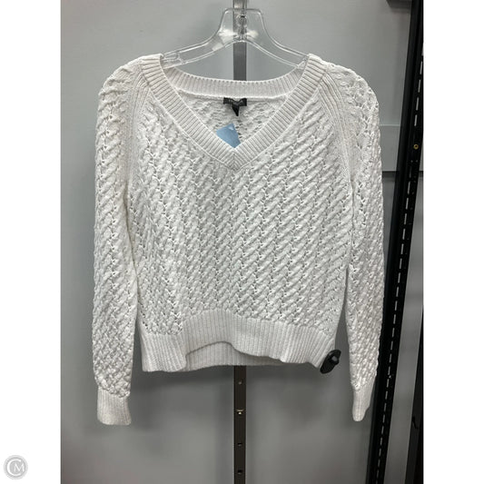 Sweater By Talbots In White, Size: Sp