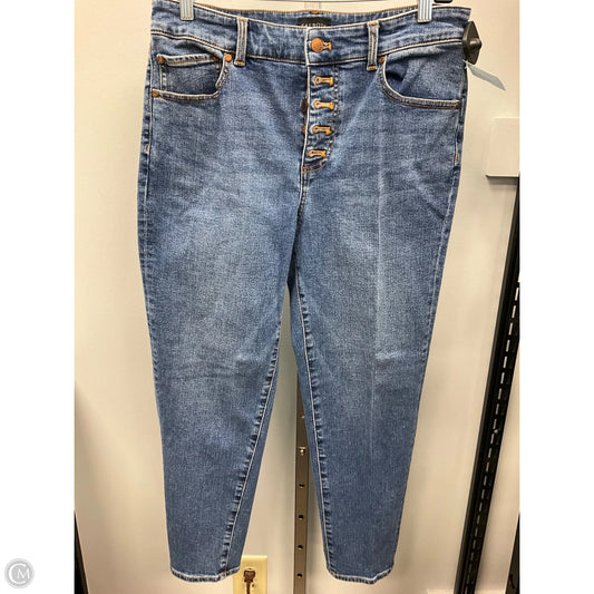 Jeans Straight By Talbots In Blue, Size: 8p