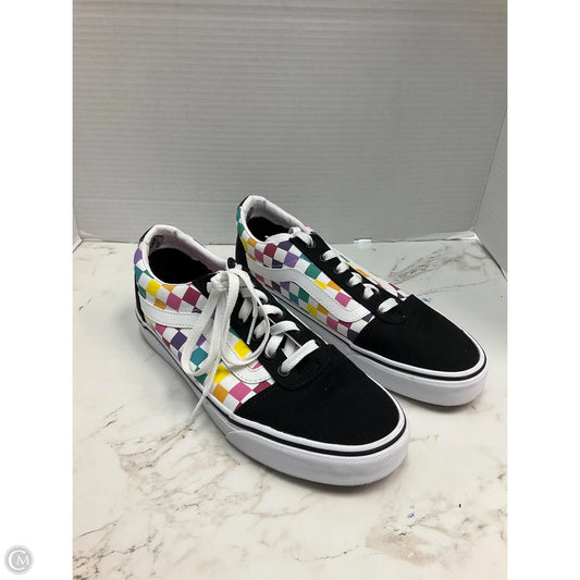 Shoes Sneakers By Vans In Rainbow Print, Size: 9.5