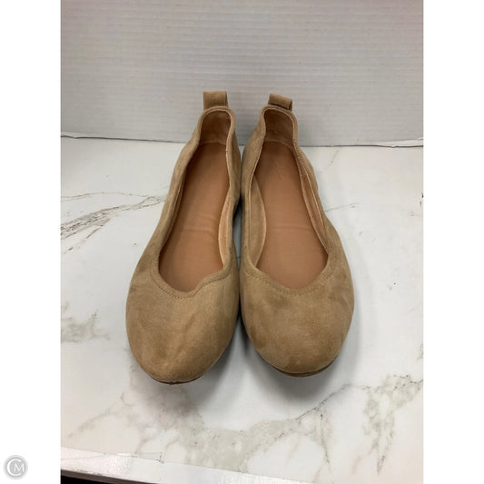 Shoes Flats By Universal Thread In Tan, Size: 11