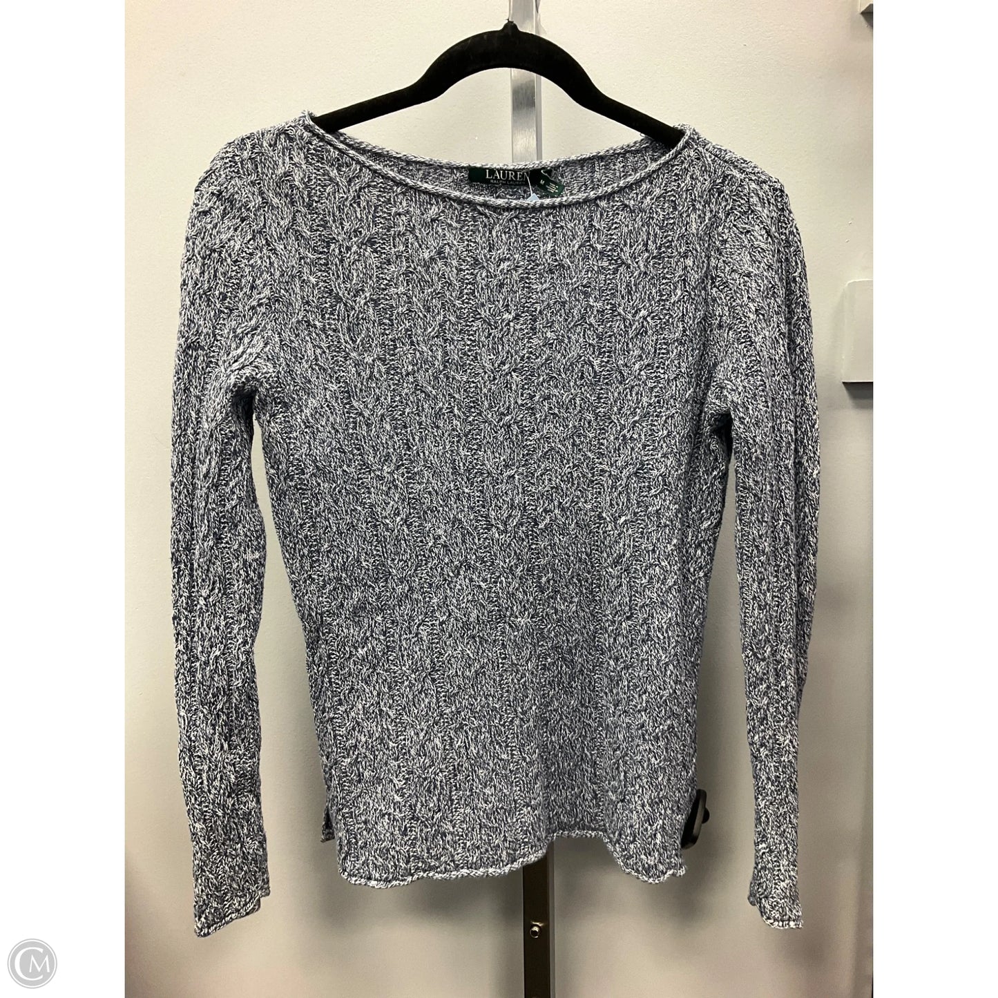 Sweater By Lauren By Ralph Lauren In Blue, Size: M