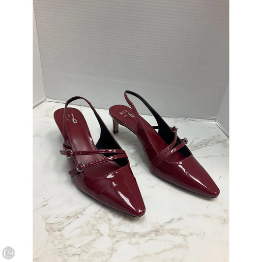 Shoes Heels Kitten By Mix No 6 In Red, Size: 10