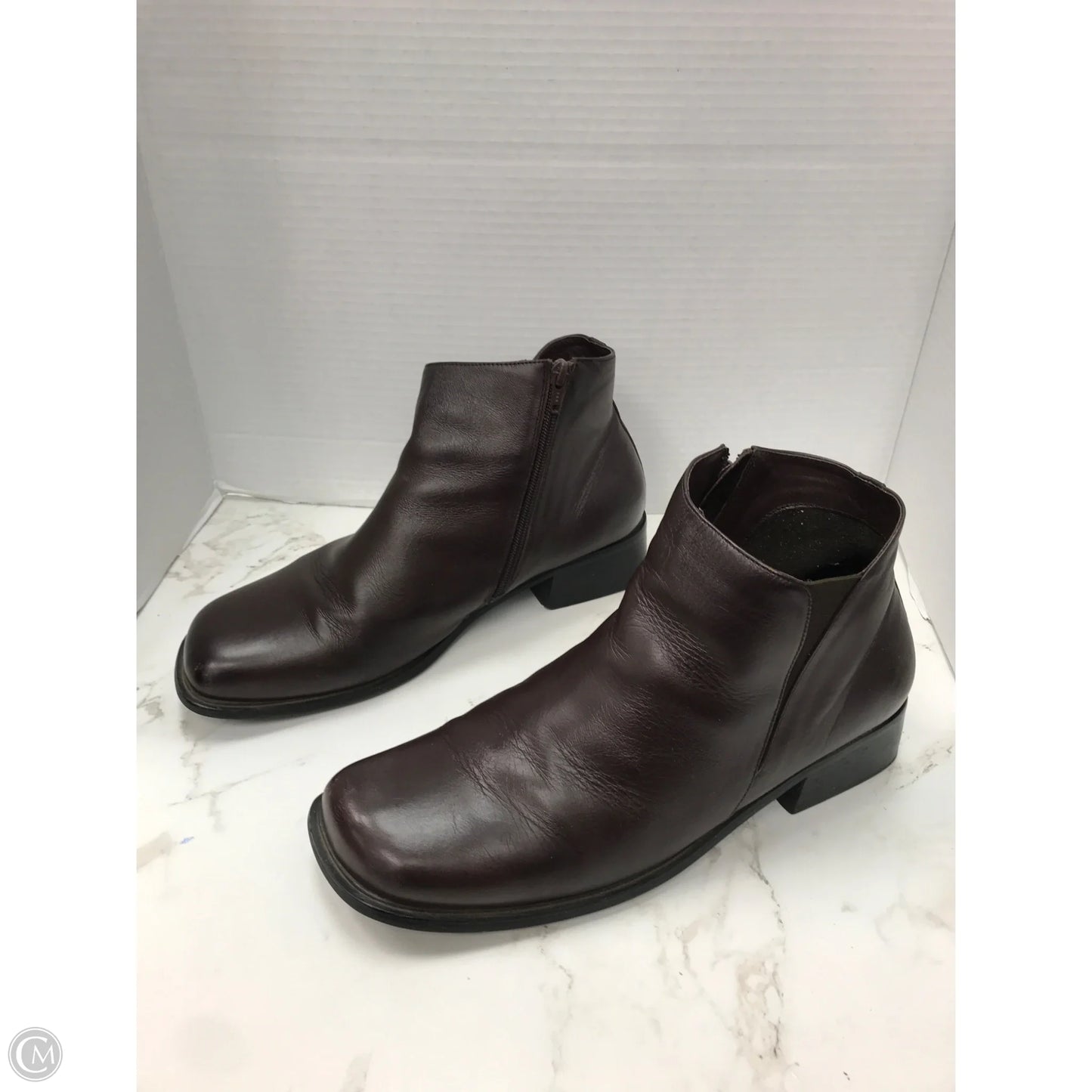 Boots Leather By Cloudwalkers In Brown, Size: 12