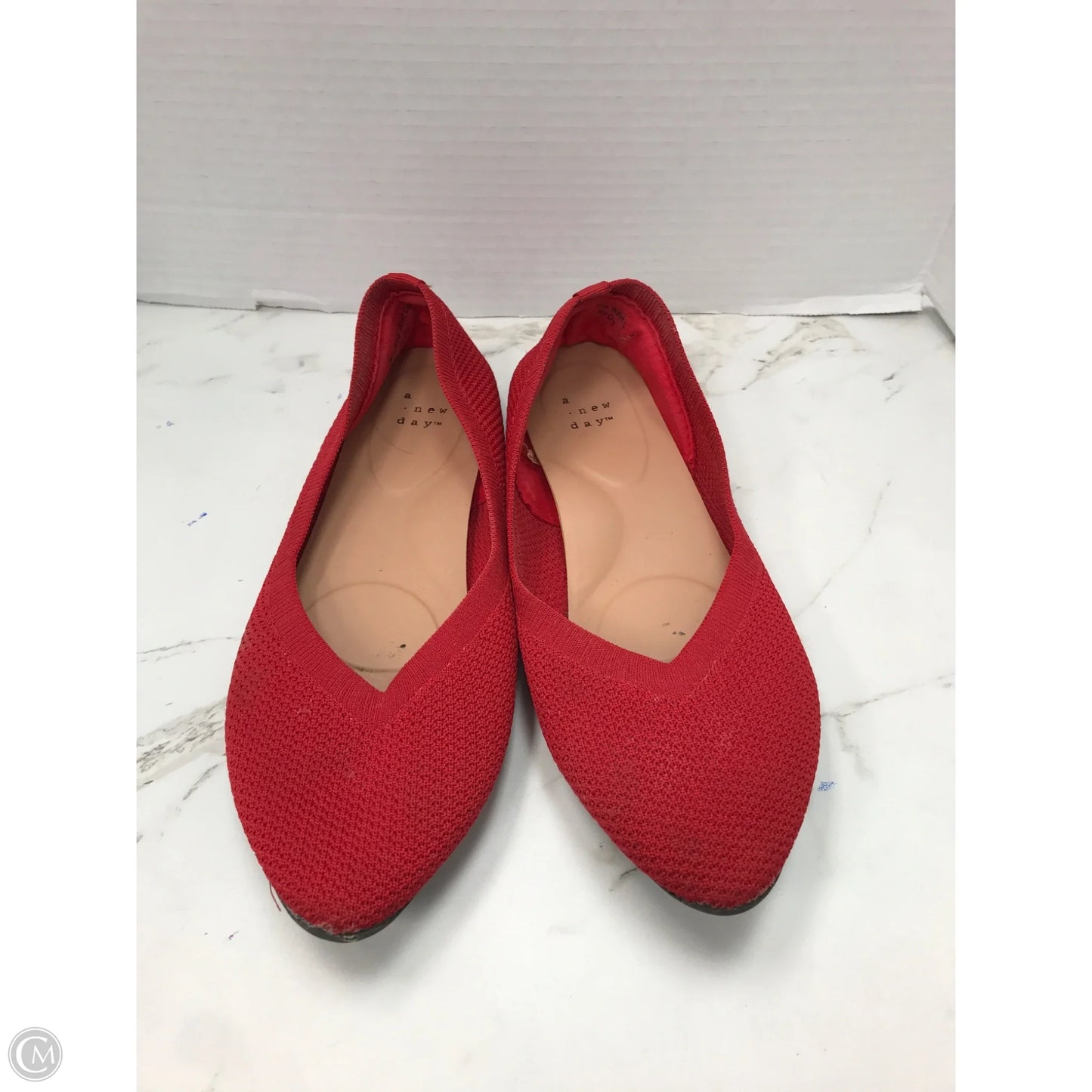 Shoes Flats By A New Day In Red, Size: 7.5